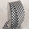 The Ribbon People Black and White Checkered Wired Craft Ribbon 1.5" x 54 Yards